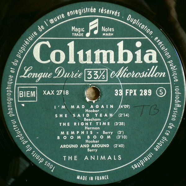 The Animals - The Animals (LP, Album, Mono) - Afbeelding 3