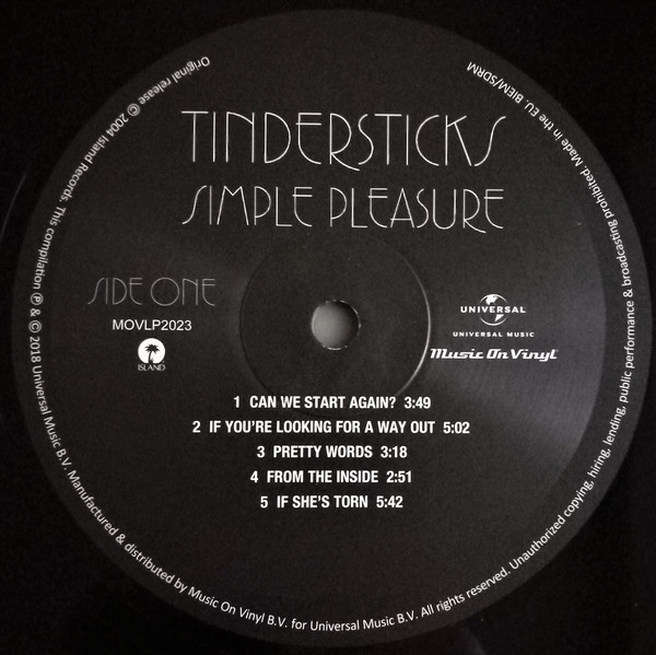 Tindersticks - Simple Pleasure (2xLP, Album, RE, RM, 180) - Afbeelding 3