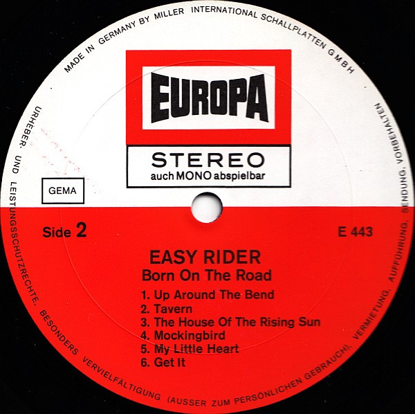 Various - Born On The Road: Easy Rider (LP, Comp) - Afbeelding 4