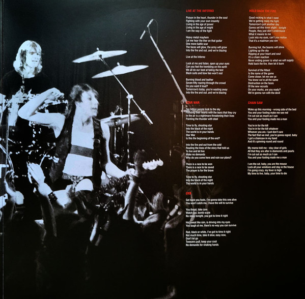 Raven (6) - Wiped Out (LP, Album, RM, Red) - Afbeelding 4