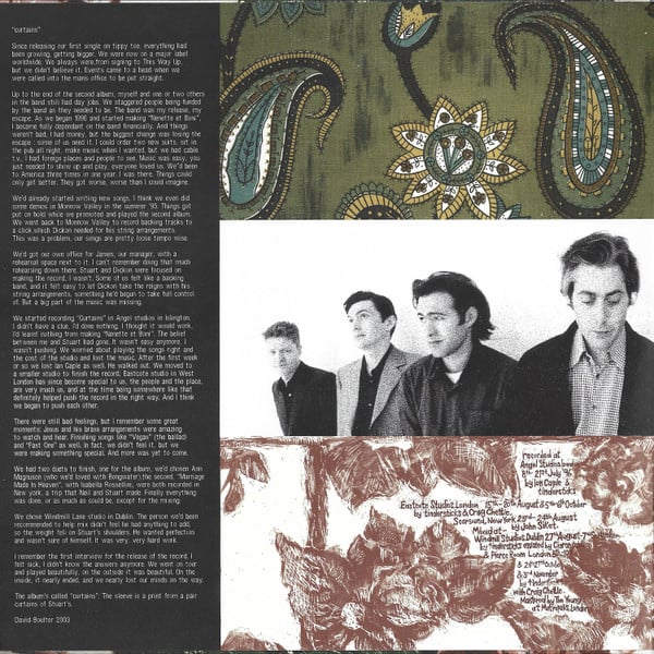 Tindersticks - Curtains (2xLP, Album, RE, RM, Exp) - Afbeelding 2