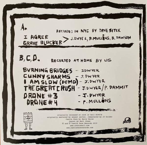 Thee Oh Sees - Grave Blockers EP (12", EP, RE, RM) - Afbeelding 3