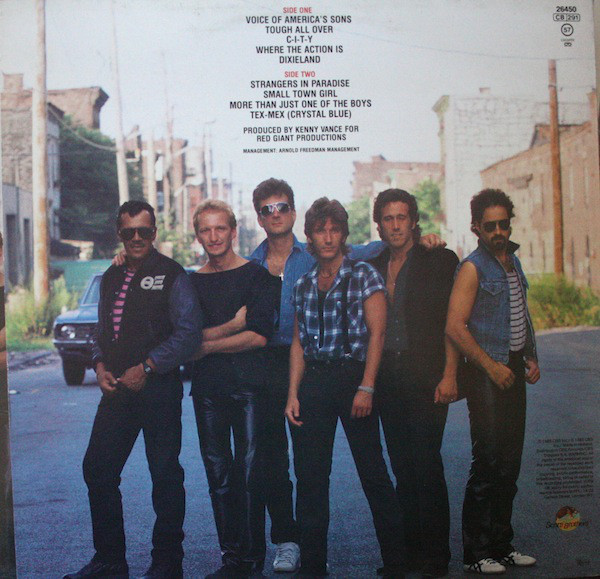 John Cafferty And The Beaver Brown Band - Tough All Over (LP, Album) - Afbeelding 2