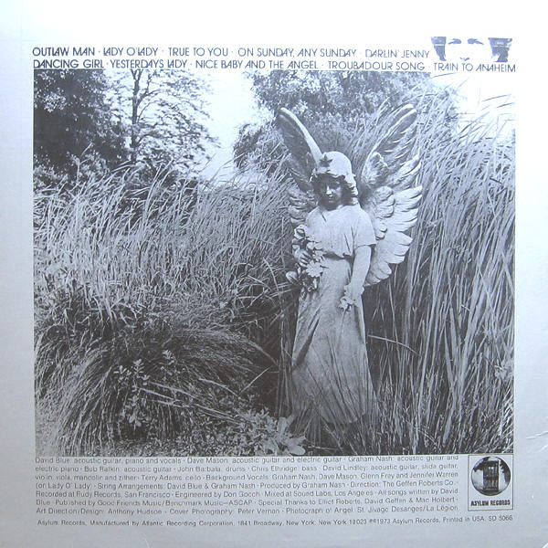 David Blue - Nice Baby And The Angel (LP, Album) - Afbeelding 2