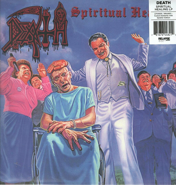 Death (2) - Spiritual Healing (LP, Album, RE, RM, RP, Roy)