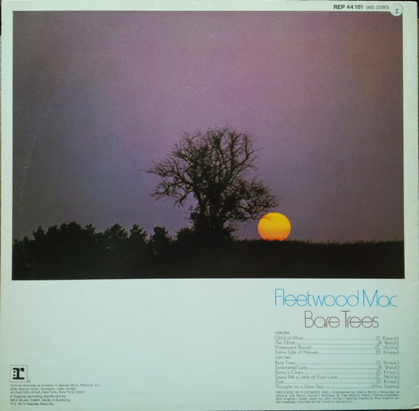Fleetwood Mac - Bare Trees (LP, Album, RE) - Afbeelding 2