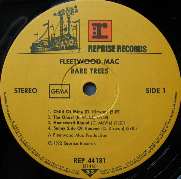 Fleetwood Mac - Bare Trees (LP, Album, RE) - Afbeelding 3