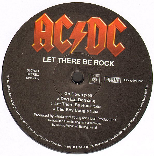 AC/DC - Let There Be Rock (LP, Album, RE, RM, 180) - Afbeelding 3