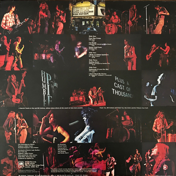 Humble Pie - Performance: Rockin' The Fillmore (2xLP, Album, RE) - Afbeelding 3