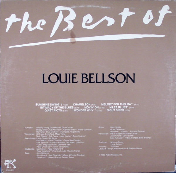 Louis Bellson - The Best Of Louie Bellson (LP, Comp) - Afbeelding 2