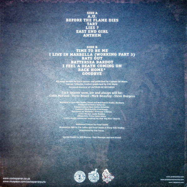 Cock Sparrer - Two Monkeys (LP, Album, Ltd, RE, RM, Cla) - Afbeelding 3