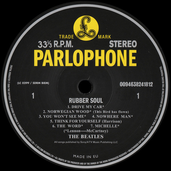 The Beatles - Rubber Soul (LP, Album, RE, RM, 180) - Afbeelding 3