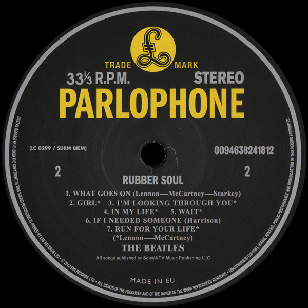 The Beatles - Rubber Soul (LP, Album, RE, RM, 180) - Afbeelding 4
