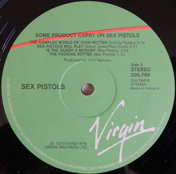 Sex Pistols - Some Product - Carri On Sex Pistols (LP) - Afbeelding 4