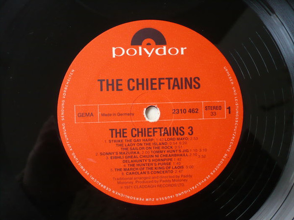 The Chieftains - The Chieftains 3 (LP, Album) - Afbeelding 3