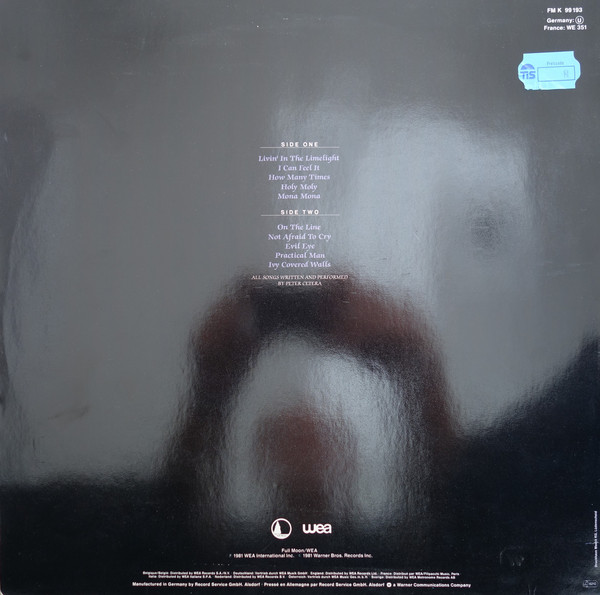 Peter Cetera - Peter Cetera (LP, Album) - Afbeelding 2