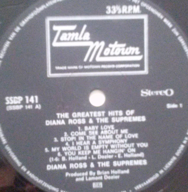 The Supremes - The Greatest Hits Of Diana Ross & The Supremes (LP, Comp) - Afbeelding 3