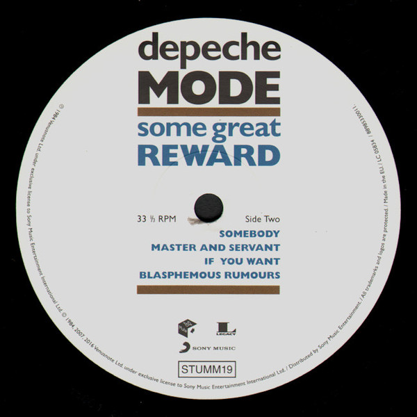 Depeche Mode - Some Great Reward (LP, Album, RE, RM, Gat) - Afbeelding 4