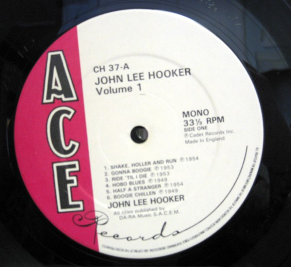 John Lee Hooker - Volume One (LP, Comp, Mono) - Afbeelding 3