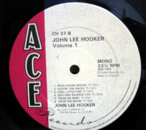 John Lee Hooker - Volume One (LP, Comp, Mono) - Afbeelding 4