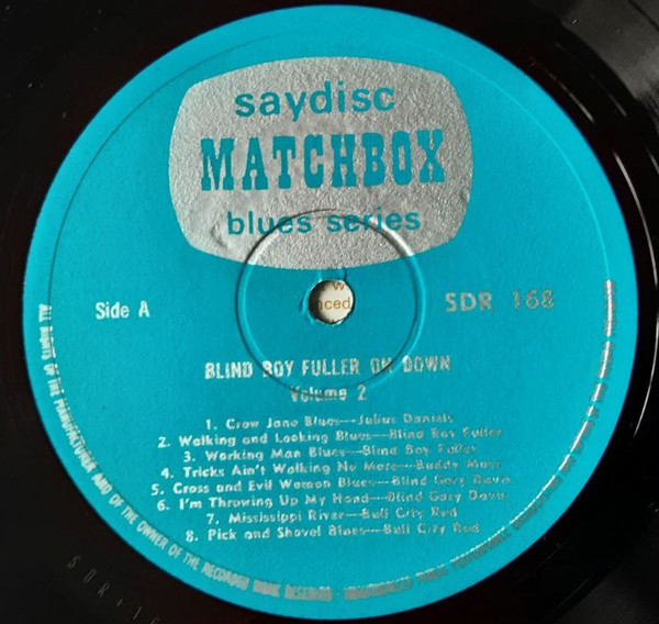 Various - Blind Boy Fuller On Down Vol.2 (LP, Comp) - Afbeelding 3
