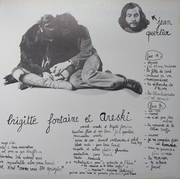 Areski Et Brigitte Fontaine* - Je Ne Connais Pas Cet Homme (LP, Album, RE) - Afbeelding 4